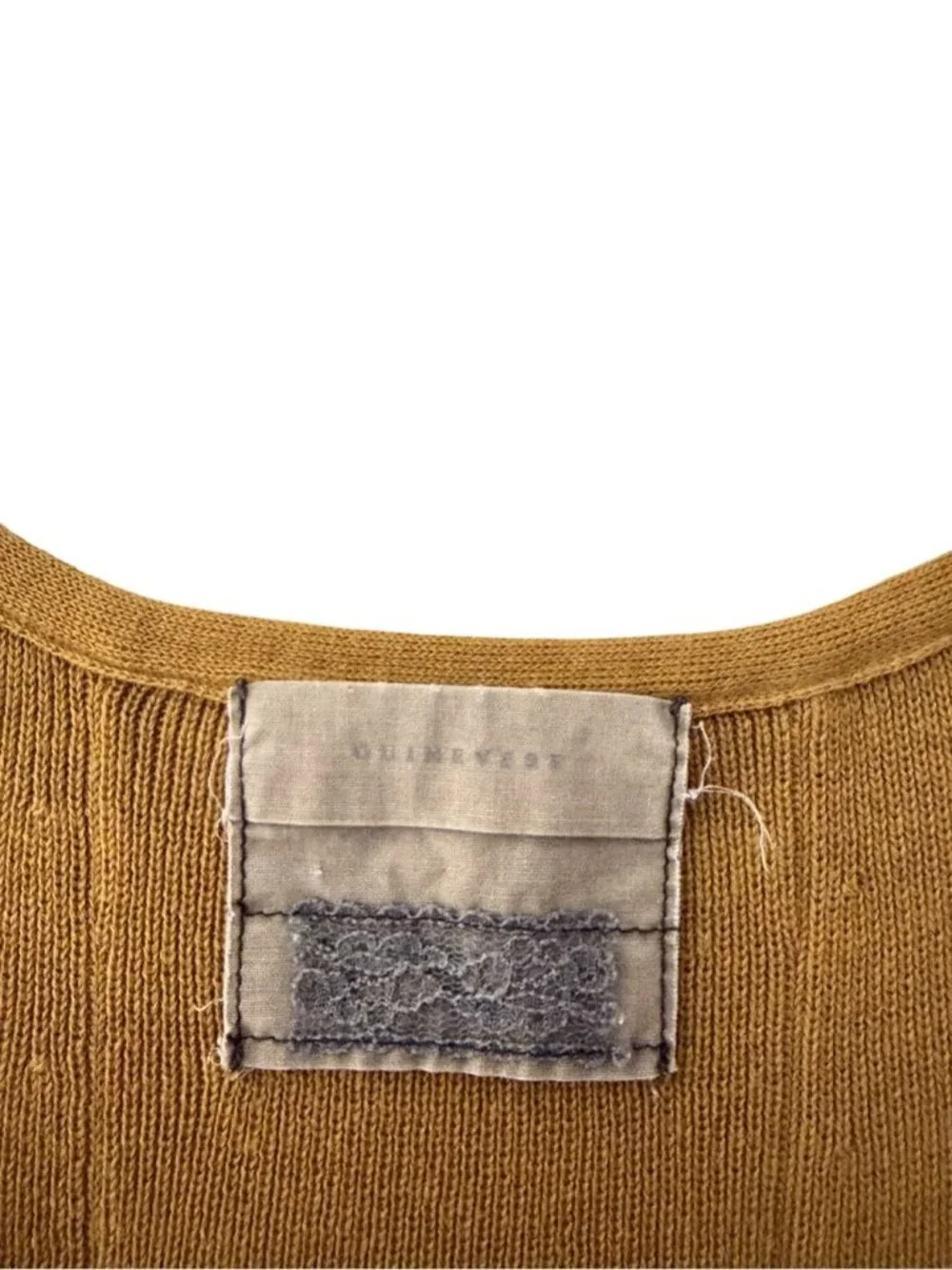 Guinevere Lydia Sleeveless Cotton Blend Sweater Tunic Mini Dress - Picture 4 of 5